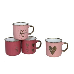 Puodelis keramikinis 300 ml (mix 4) 8445393275055