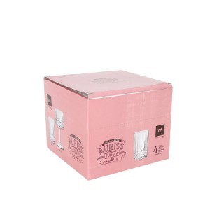 Stiklinių komplektas 4 vnt 500 ml D8,5xH13 cm La Mediterranea 413102182