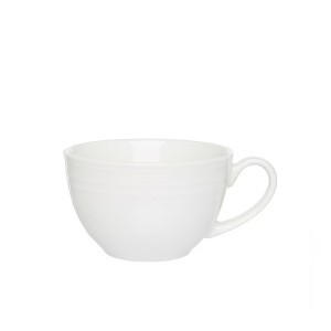 Puodeliai porcelianiniai 6 vnt komplektas 220 ml LINEA baltas Ambition 69076