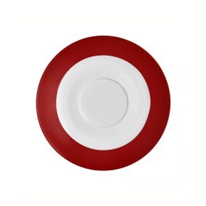 Puodeliai porcelianiniai 6 vnt komplektas 220 ml AURA RED Ambition 45605
