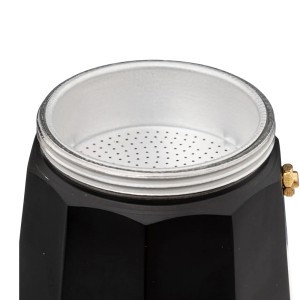 Kavinukas 375ml aliumininis, juodos spalvos 16x10x19 cm Secret de Gourmet 194155