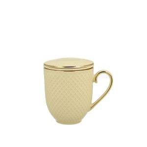 Puodelis porcelianinis su sieteliu 420 ml Vesper DUO