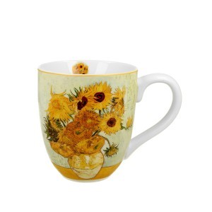 Puodelis porcelianinis XXL Van Gogh Saulėgrąžos  1000 ml DUO