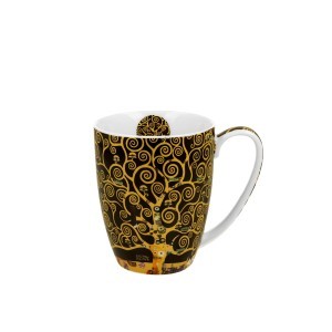 Puodelis porcelianinis 360 ml G.Klimt Gyvenimo medis DUO