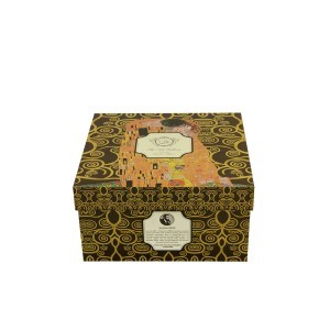 Puodelis su lėkštele porcelianinis 250 ml G.Klimt DUO