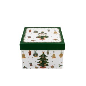 Puodeliai porcelianiniai su lėkštutėmis Eglutė 250 ml kld DUO