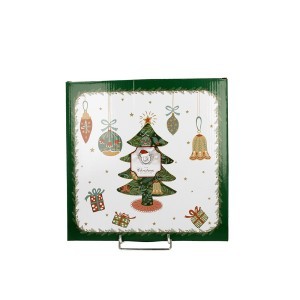 Lėkštė porcelianinė Eglutė 25.5 cm kld DUO