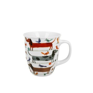 Puodelis porcelianinis Šunys 650 ml DUO