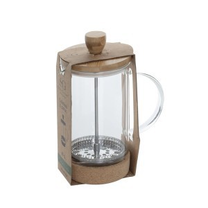 Kavinukas 600 ml skaidrios/bambuko spalvos Secret de Gourmet 160718