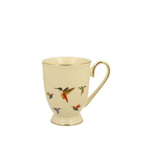 Puodelis porcelianinis kreminės spl. Kolibris 400 ml DUO