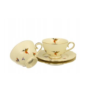 Puodeliai porcelianiniai kreminės spl. 2 vnt. Kolibris 260 ml DUO