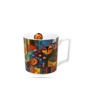 Puodelis porcelianinis Modern Katinas 450 ml DUO