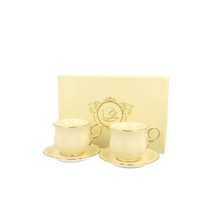 Puodeliai porcelianiniai espreso 2 vnt. Clark 150 ml DUO