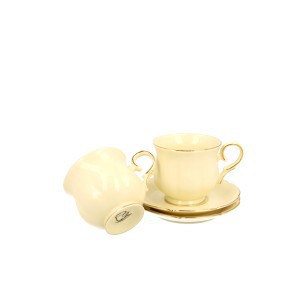 Puodeliai porcelianiniai espreso 2 vnt. Clark 150 ml DUO