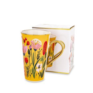 Puodelis porcelianinis Gėlės 700 ml 180007