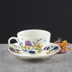 Puodeliai porcelianiniai 6 vnt komplektas 220 ml FIORI Ambition 45624