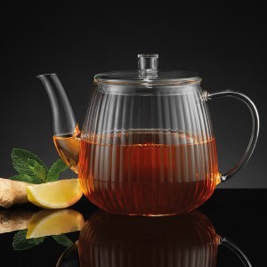 Arbatinukas stiklinis 1,2 l 13,5x22x15,1 cm CURLY Ambition 42273