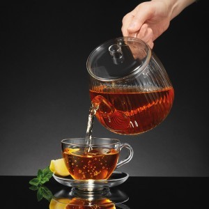 Arbatinukas stiklinis 1,2 l 13,5x22x15,1 cm CURLY Ambition 42273