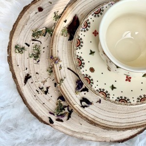 Puodeliai su lėkštutėmis kreminės spl. 2 vnt. Casablanca 260 ml DUO