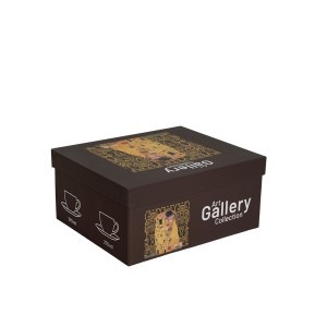 Puodeliai porcelianiniai 2 vnt. 250 ml G.KLIMT Bučinys DUO