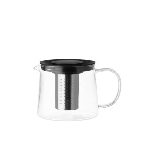Arbatinukas stiklinis 1 l 13x18x11,5 cm nerūdijančio plieno filtras Maku 641923