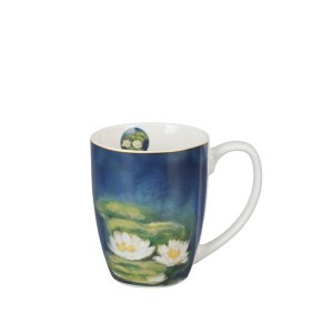 Puodelis porcelianinis 360 ml C.Monet Vandens lelijos DUO