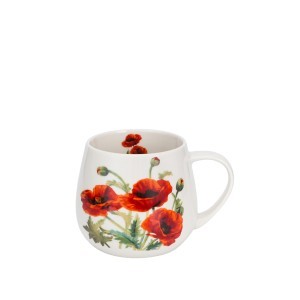 Puodelis porcelianinis 430 ml Aguonos DUO