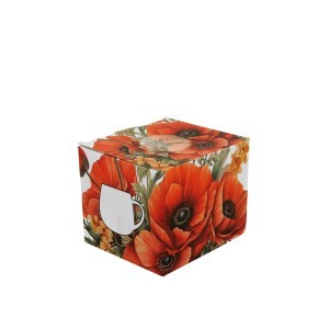 Puodelis porcelianinis 430 ml Aguonos DUO