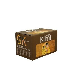 Puodeliai porcelianiniai 2 vnt. 360 ml G. Klimt Bučinys  DUO