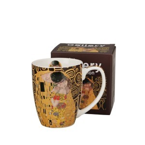 Puodelis porcelianinis 360 ml G.Klimt Bučinys DUO