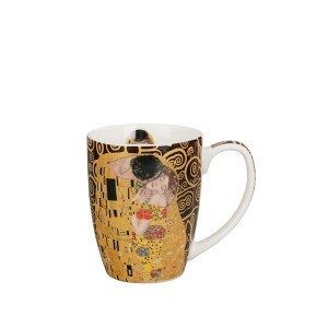 Puodelis porcelianinis 360 ml G.Klimt Bučinys DUO