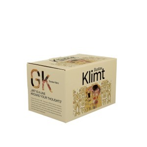 Puodeliai porcelianiniai 2 vnt. 360 ml G.KLIMT Bučinys DUO