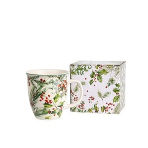 Puodelis porcelianinis 650 ml Bugienis DUO kld