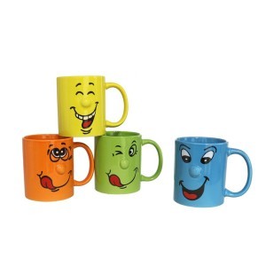 Puodelis keramikinis 330 ml (mix 4) 8445393003580