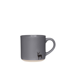 Puodelis porcelianinis Elnias 360 ml pilka sp. SILVA Ambition 67800