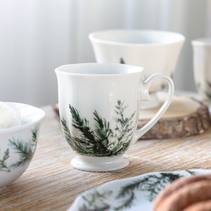 Puodelis porcelianinis Verge Pine 300 ml Ambition 39968
