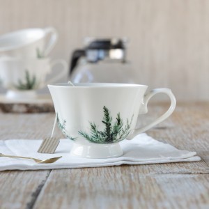 Puodelis porcelianinis Verge Pine 380 ml Ambition 39969