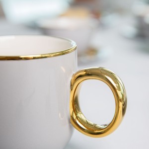 Puodelis porcelianinis ROYAL 380 ml pilkas Ambition 43633