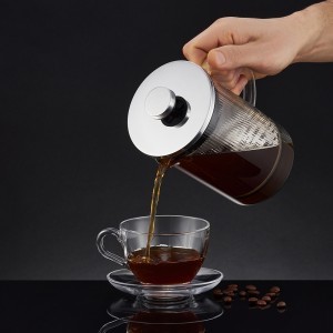 Kavinukas/arbatinukas 800 ml stiklas, nerūd. plienas CURLY Ambition 42294