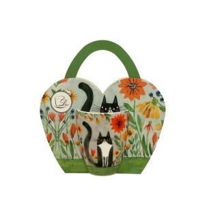 Puodelis porcelianinis Katė pievoje 360 ml DUO