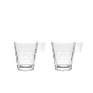 Puodeliai 210 ml 2 vnt stikliniai La Mediterranea 829500115