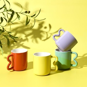 Puodelis keramikinis 340 ml Home Deco KA0742