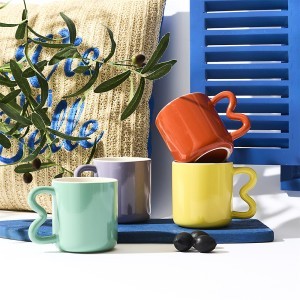 Puodelis keramikinis 340 ml Home Deco KA0742