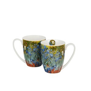 Puodeliai porcelianiniai 2 vnt. 360 ml Van Gogh Irisai DUO