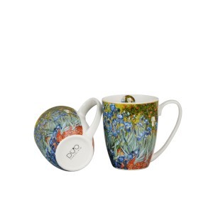 Puodeliai porcelianiniai 2 vnt. 360 ml Van Gogh Irisai DUO