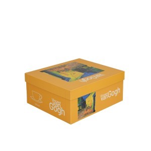 Puodeliai porcelianiniai  2 vnt. 270 ml Van Gogh Kavinės terasa naktį  DUO