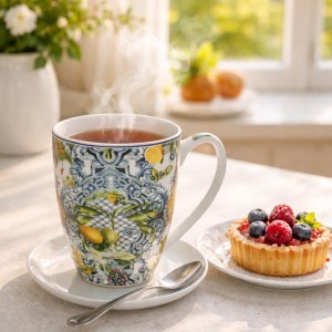 Puodelis porcelianinis 360 ml Soledad DUO