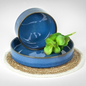 Dubenėlis porcelianinis D16xH7 cm mėlynas CHESTER La Mediterranea 720B111