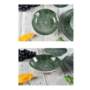 Dubuo porcelianinis žalia 20 cm LINE 801002