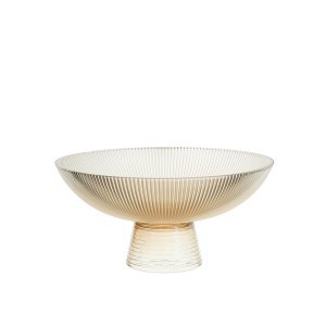 Dubuo stiklinis ant kojelės 22x22x11 cm Home Deco KA0496